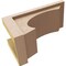 Ekena Millwork 7"W x 14"D x 7"H Wide Emerson Rough Cedar Woodgrain TimberThane Corbel, Primed Tan CORUR07X14X07EMRRCPR - alternate 5